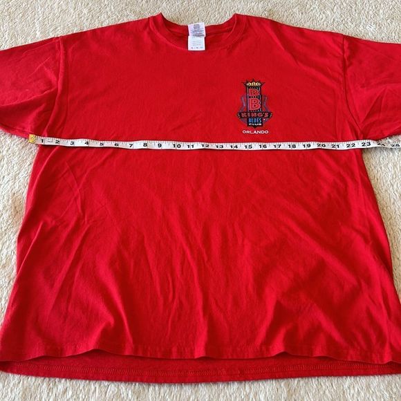 BB King blues club Orlando Florida short sleeve shirt red size XL - Picture 9 of 16